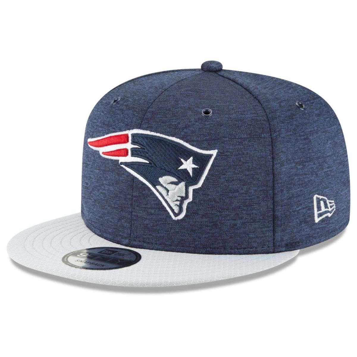New England Patriots New Era NFL 2018 Sideline 9FIFTY Snapback Hat - Navy