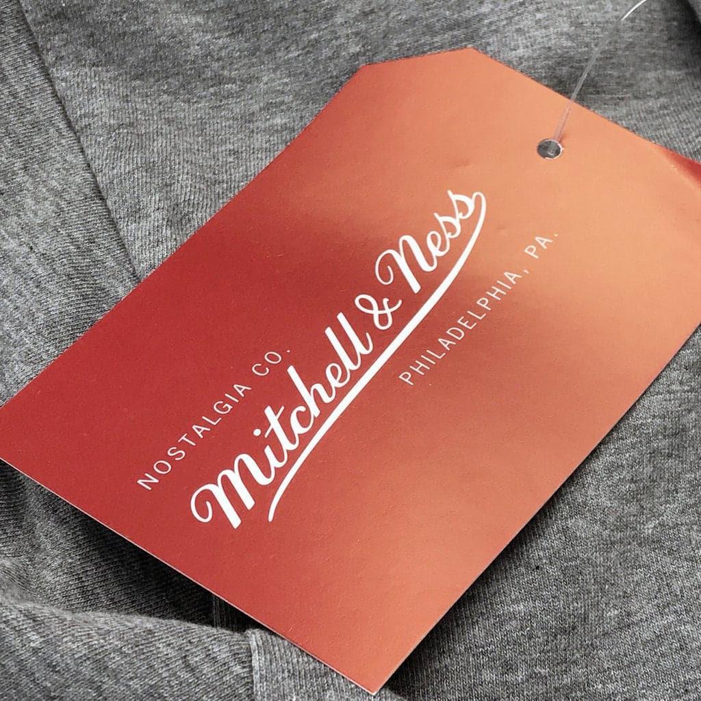 Los Angeles Lakers Mitchell & Ness NBA Left Hit Long Sleeve T-Shirt - Grey