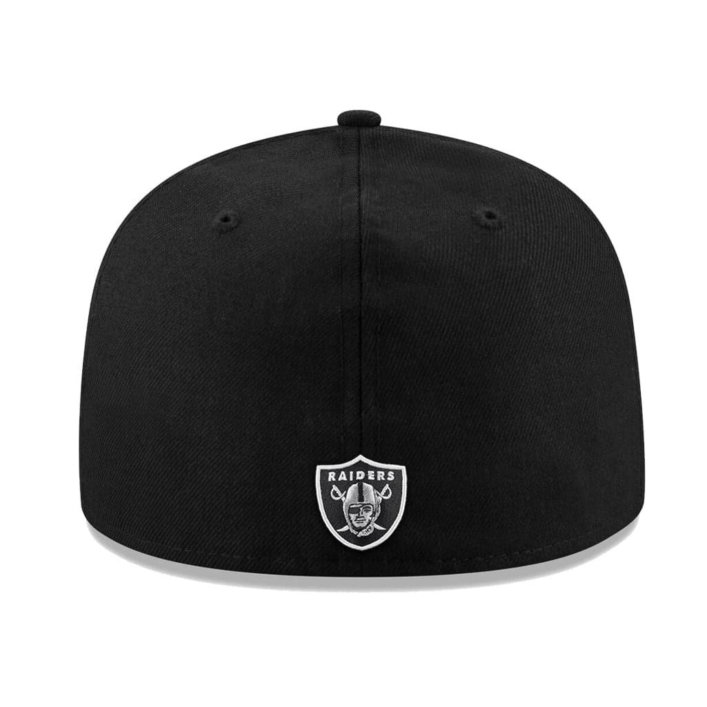 Las Vegas Raiders New Era NFL Wordmark 59FIFTY Fitted Hat - Black