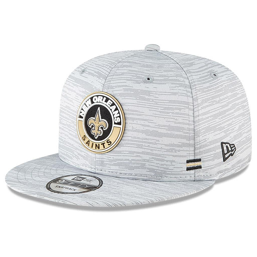 New Orleans Saints New Era NFL 2020 Sideline 9FIFTY Snapback Hat - Grey