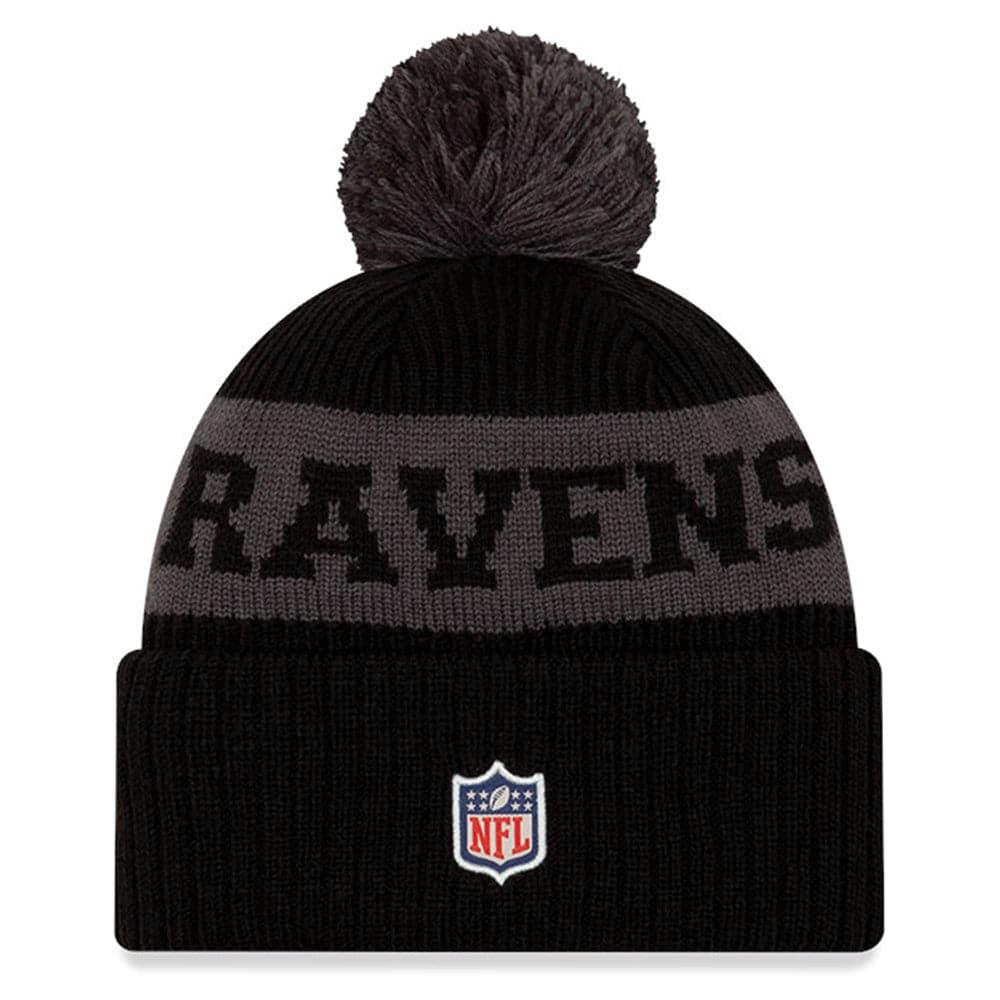 Baltimore Ravens New Era NFL 2020 Team Colour Sideline Knit Beanie