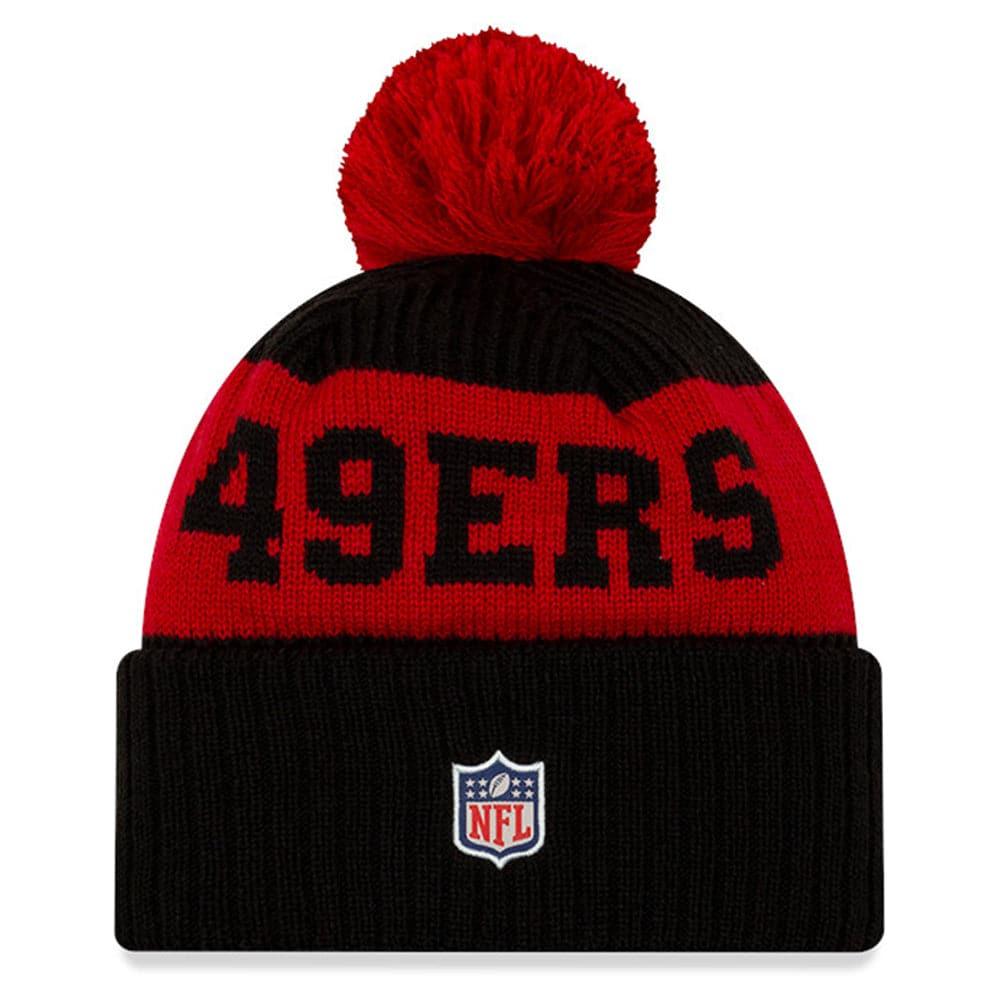 San Francisco 49ers New Era NFL 2020 Team Colour Sideline Knit Beanie