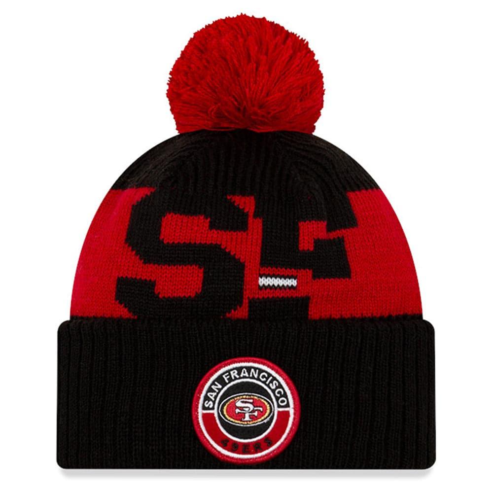 San Francisco 49ers New Era NFL 2020 Team Colour Sideline Knit Beanie
