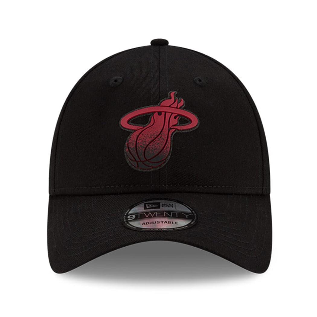 Miami Heat New Era NBA 2021 Back Half 9TWENTY Curved Hat - Black