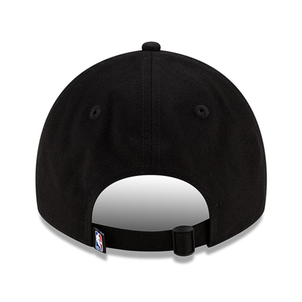 San Antonio Spurs New Era NBA 2021 Back Half 9TWENTY Curved Hat - Black