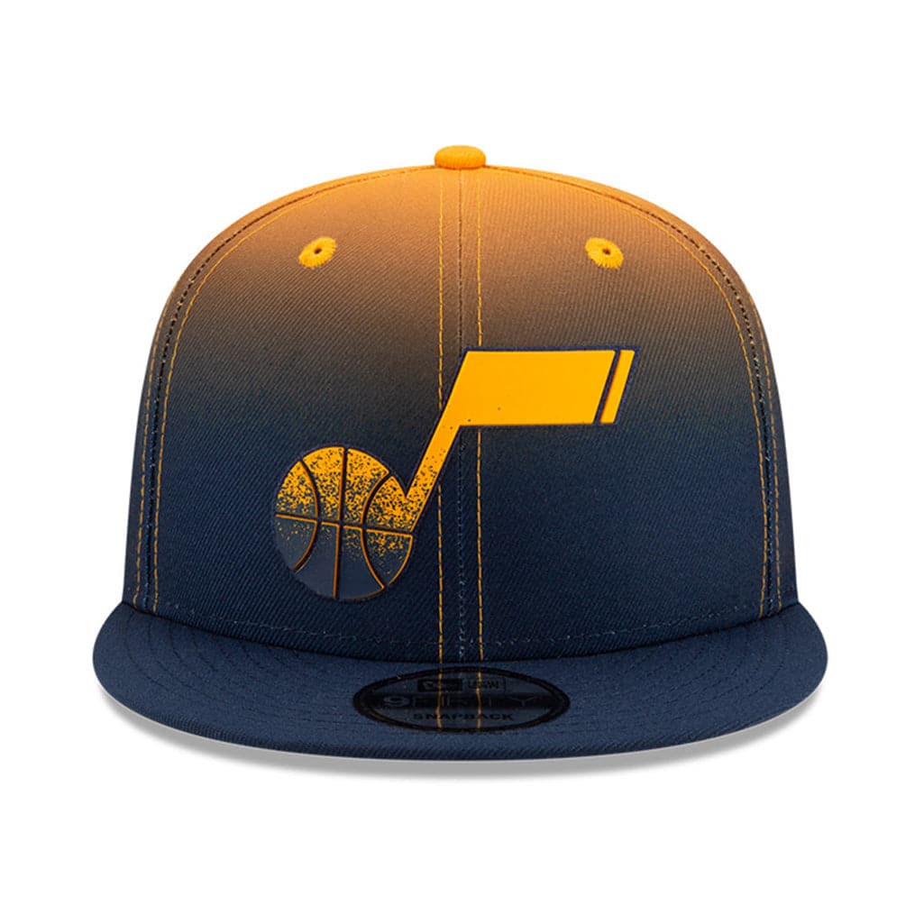 Utah Jazz New Era NBA 2021 Back Half 9FIFTY Snapback Hat - Orange