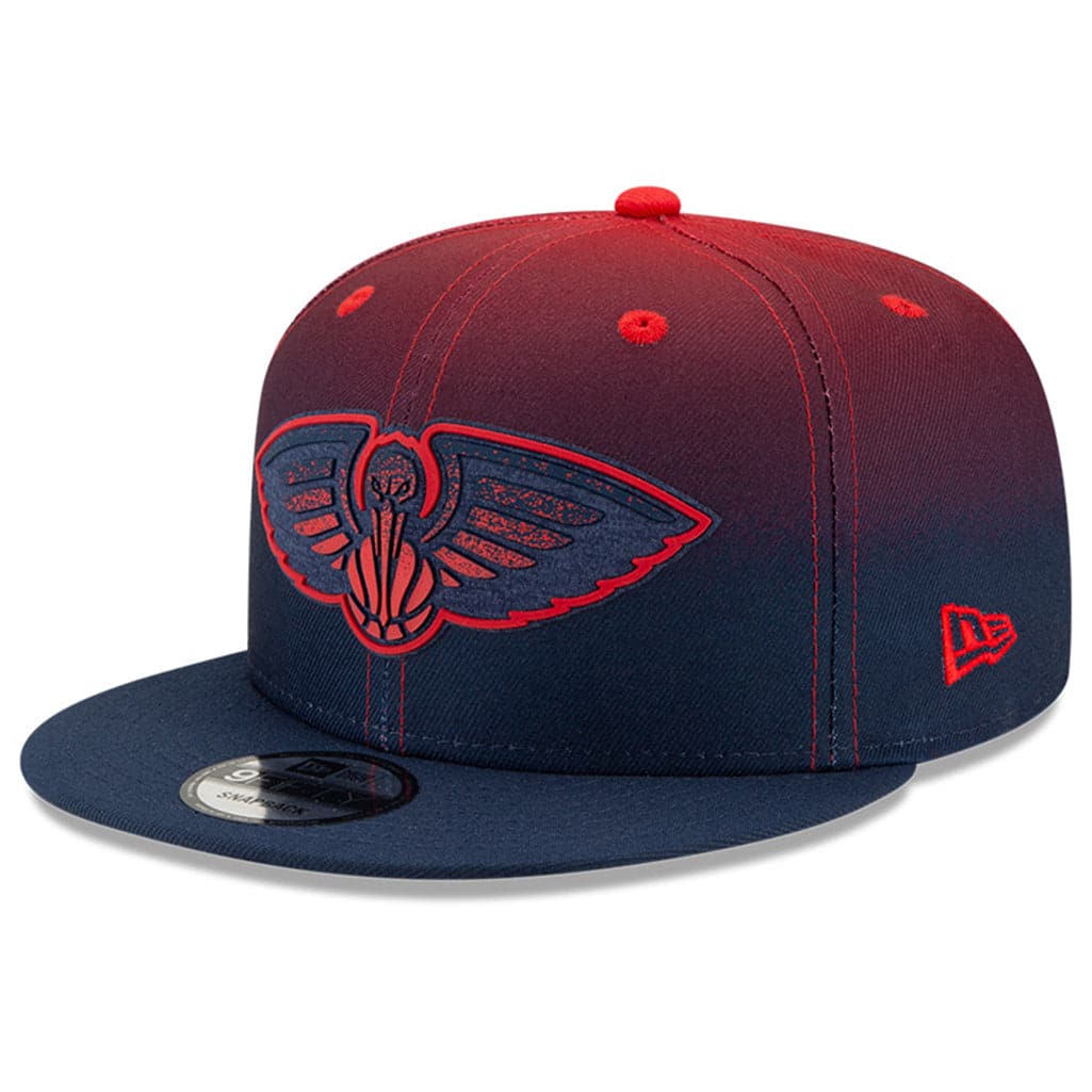 New Orleans Pelicans New Era NBA 2021 Back Half 9FIFTY Snapback Hat - Red