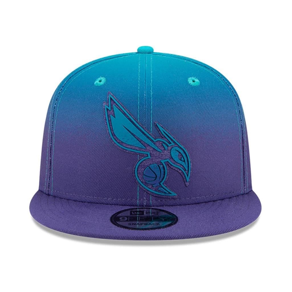 Charlotte Hornets New Era NBA 2021 Back Half 9FIFTY Snapback Hat - Teal