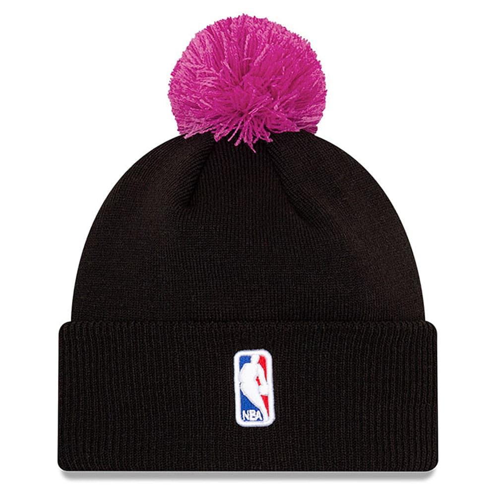 Miami Heat New Era NBA 2020 City Series Knit Beanie - Black