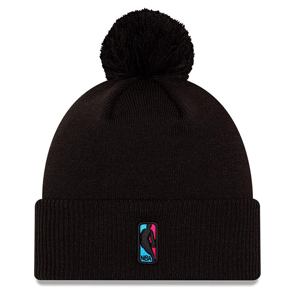 Miami Heat Alt New Era NBA 2020 City Series Knit Beanie - Black