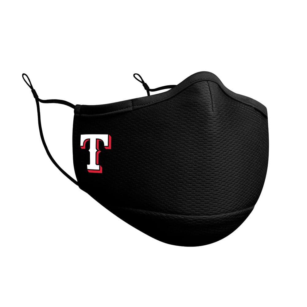 Texas Rangers New Era MLB On-Field Team Logo Face Mask - Black