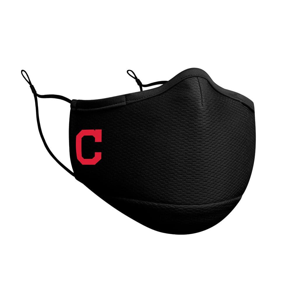 Cleveland Indians New Era MLB On-Field Team Logo Face Mask - Black