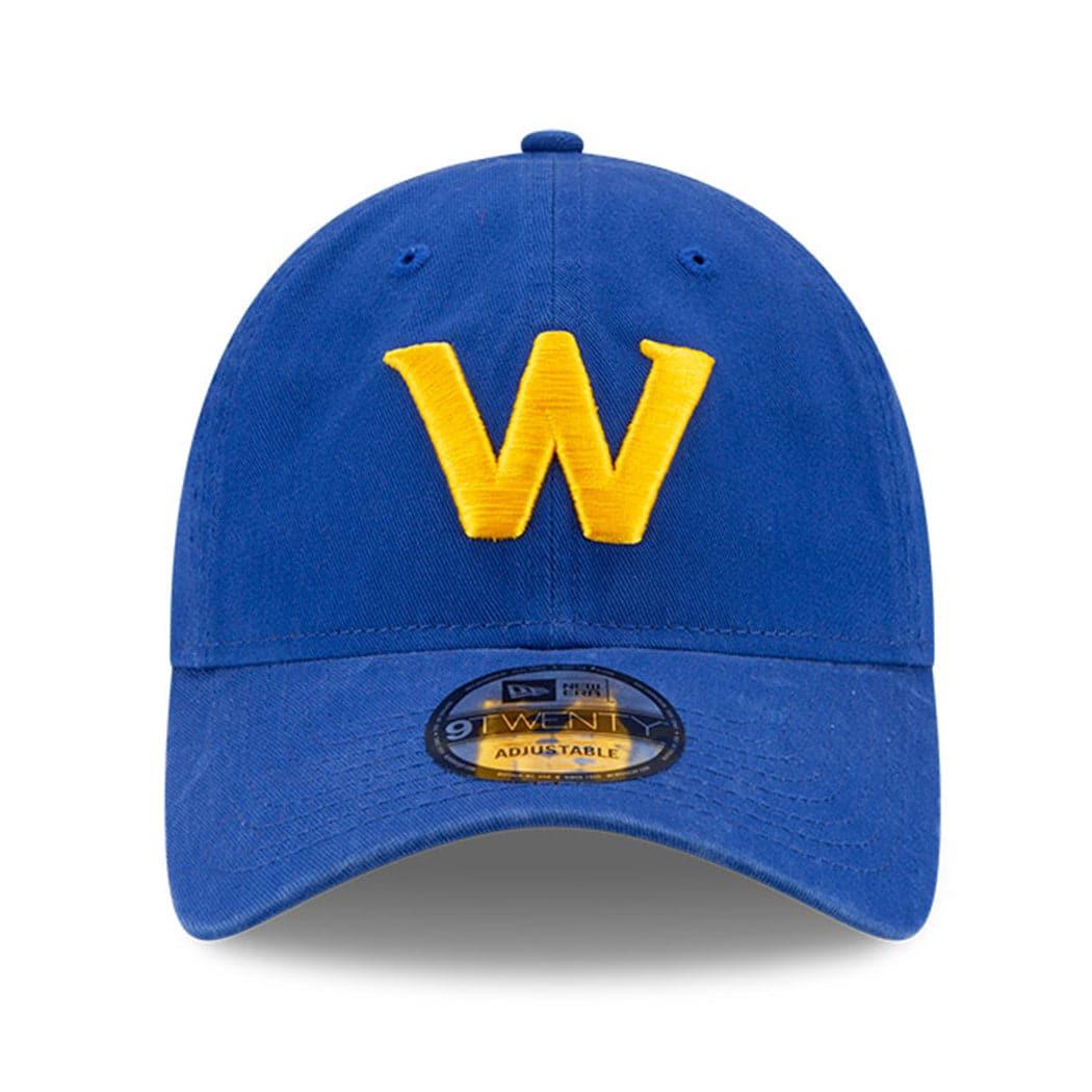 Golden State Warriors New Era NBA Ligature 9TWENTY Curved Hat - Blue