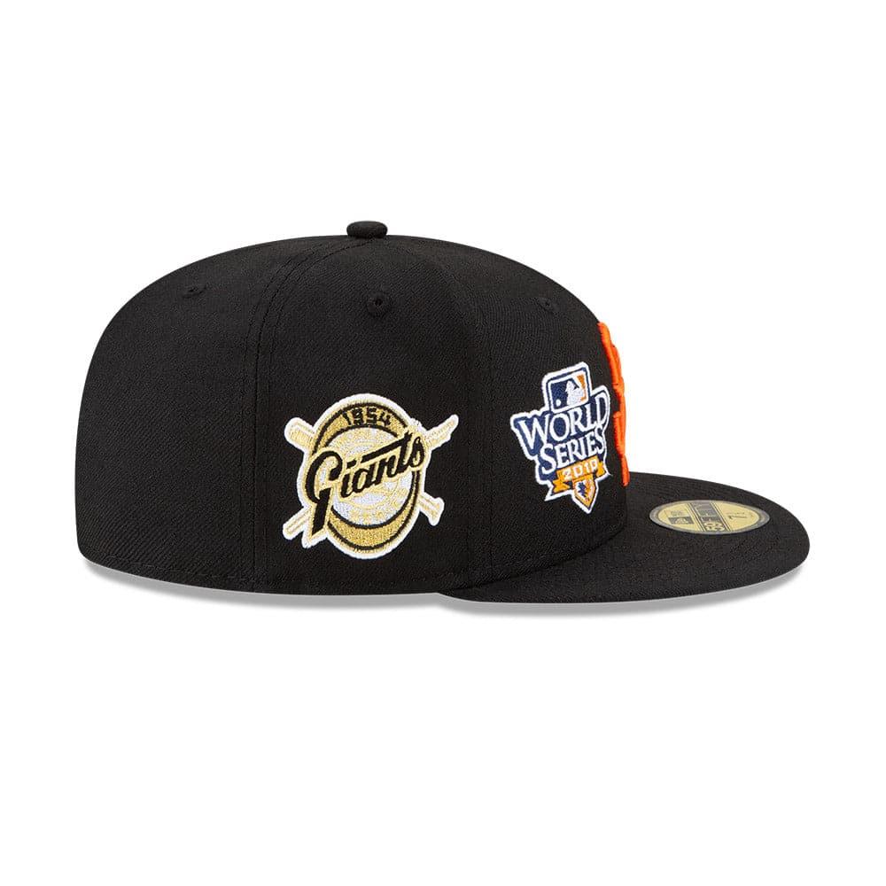 San Francisco Giants New Era MLB Champions Patch 59FIFTY Fitted Hat - Black