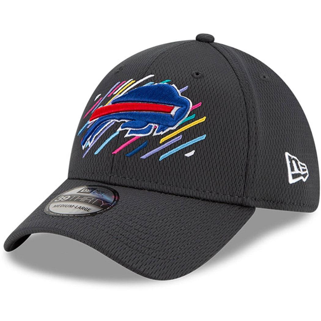 Buffalo Bills New Era NFL 2021 Crucial Catch 39THIRTY Flex Fit Hat - Steel