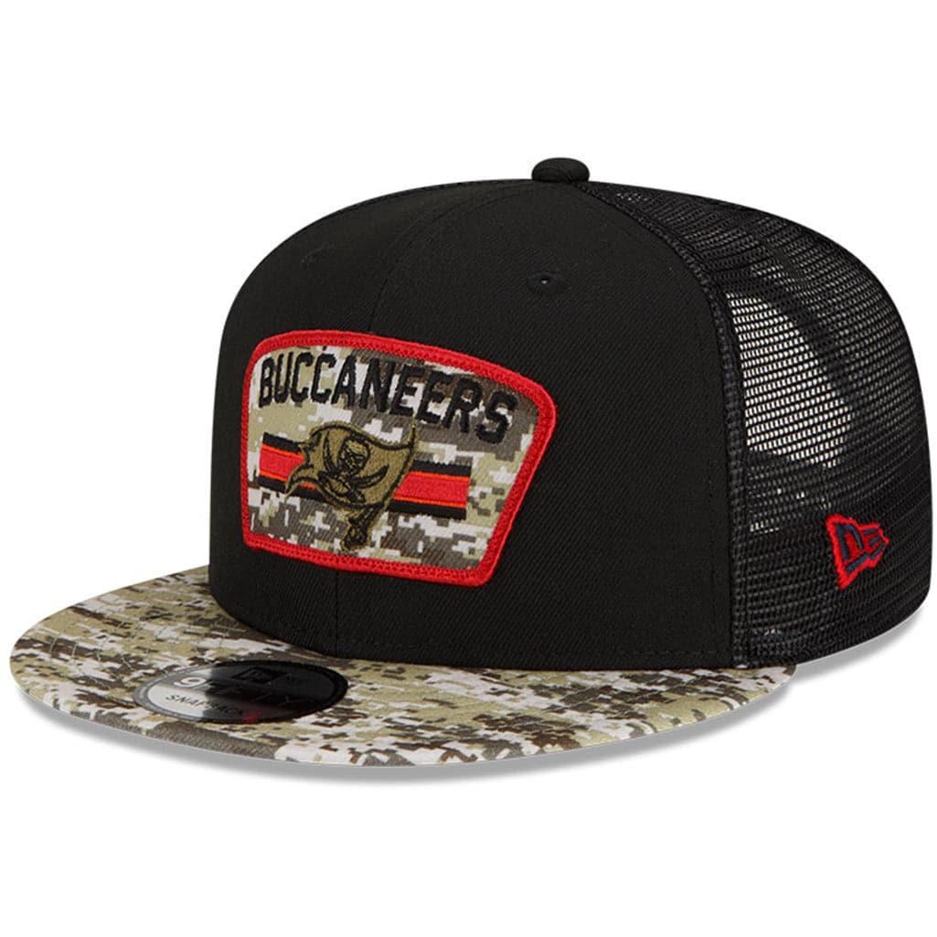 Tampa Bay Buccaneers New Era NFL 2021 Salute To Service 9FIFTY Snapback Hat - Black