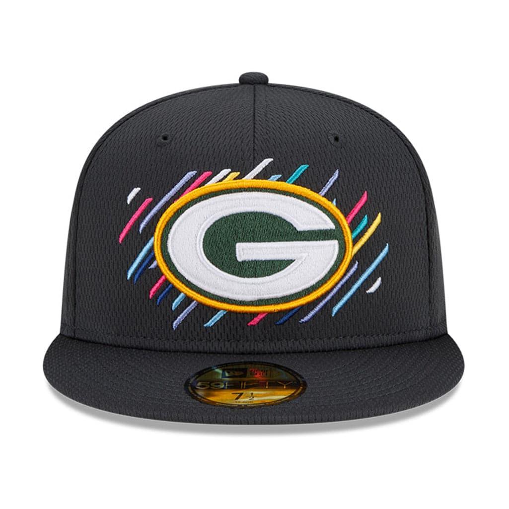 Green Bay Packers New Era NFL 2021 Crucial Catch 59FIFTY Fitted Hat - Steel