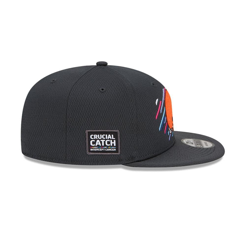 New Era Caps Cleveland Browns New Era NFL 2021 Crucial Catch 9FIFTY Snapback Hat - Steel