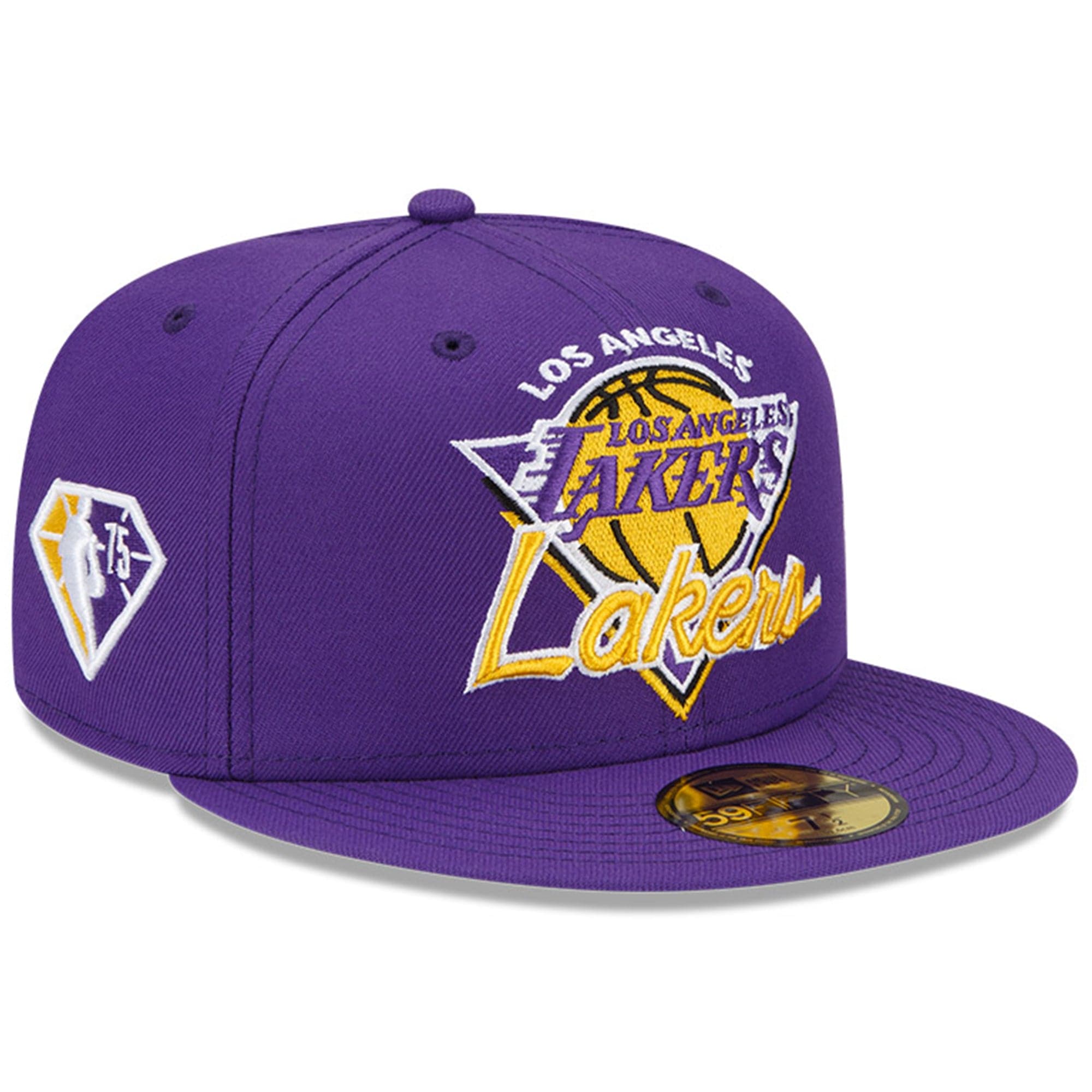 Los Angeles Lakers New Era 2021 NBA Tip Off 59FIFTY Fitted Hat - Purple