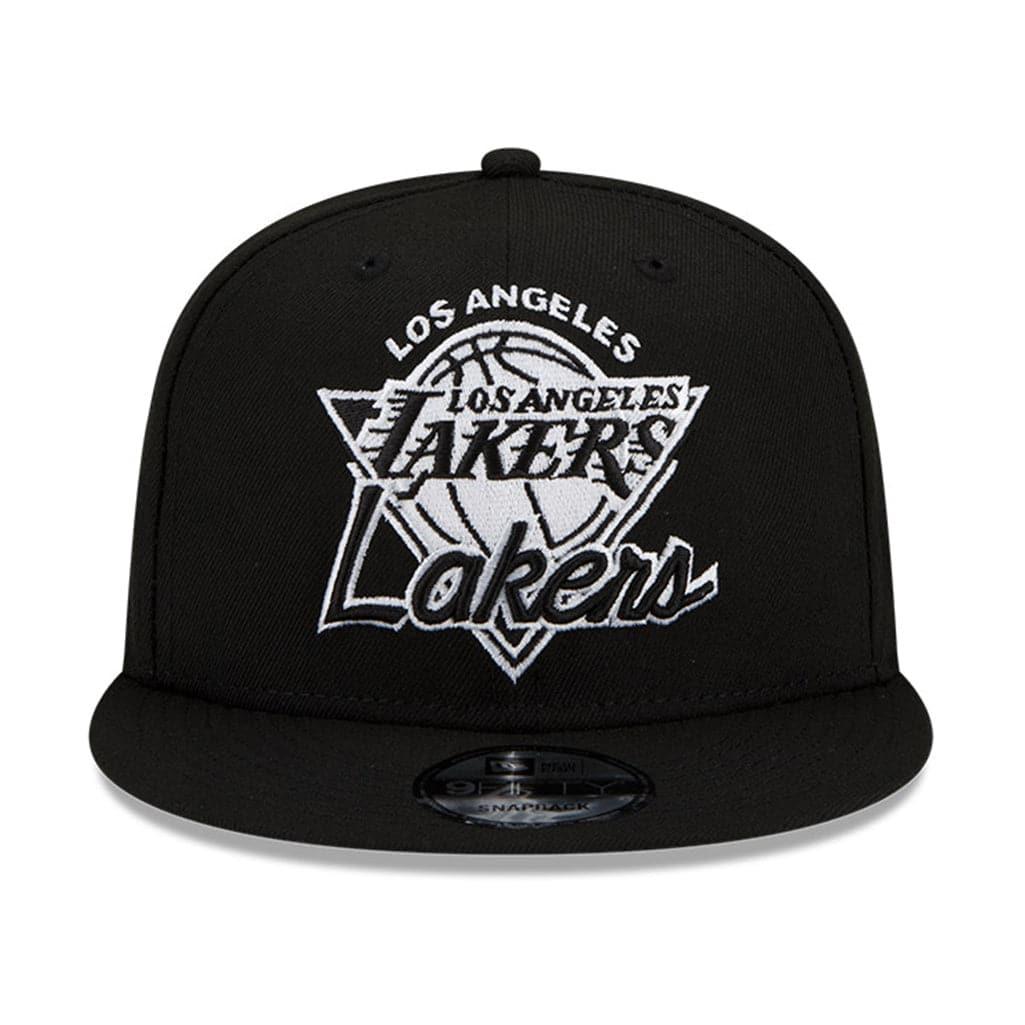 Los Angeles Lakers New Era 2021 NBA Tip Off Monochrome 9FIFTY Snapback Hat - Black