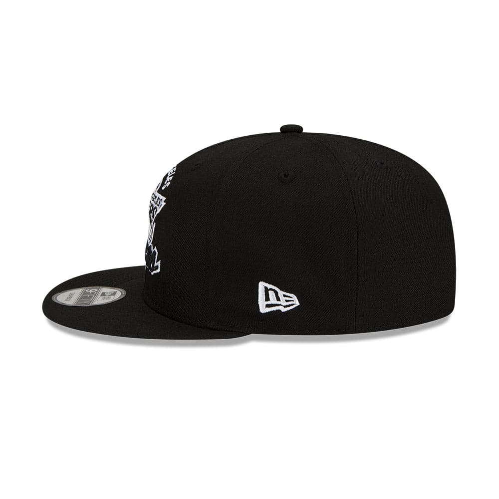 Los Angeles Lakers New Era 2021 NBA Tip Off Monochrome 9FIFTY Snapback Hat - Black