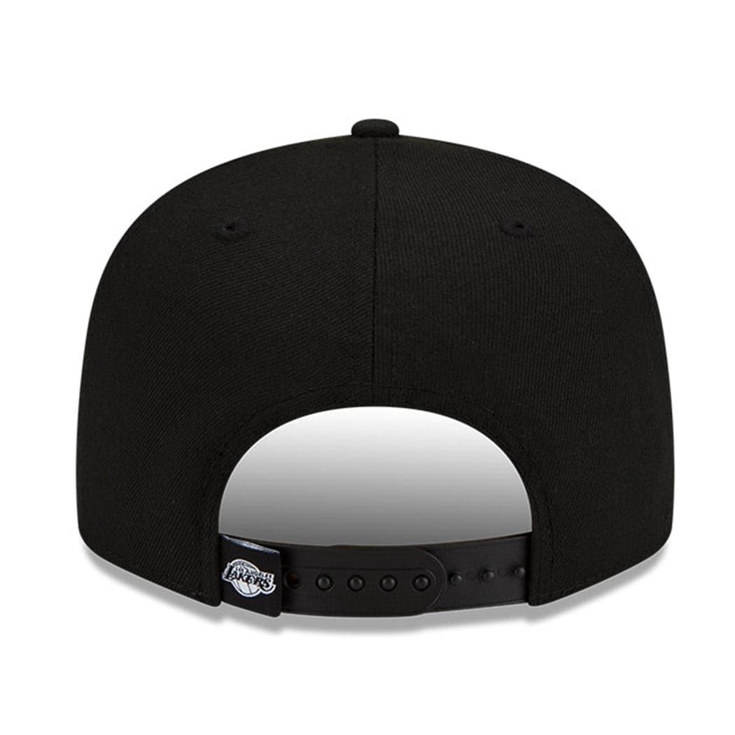 Los Angeles Lakers New Era 2021 NBA Tip Off Monochrome 9FIFTY Snapback Hat - Black