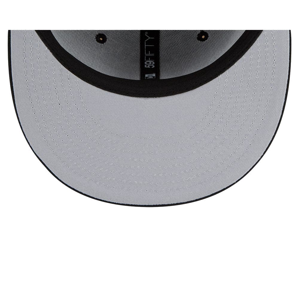 NBA Logoman New Era NBA 21-22 Back Half 59FIFTY Fitted Hat - Black