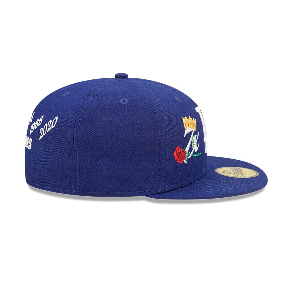 Los Angeles Dodgers New Era MLB Crown Champs 59FIFTY Fitted Hat - Blue