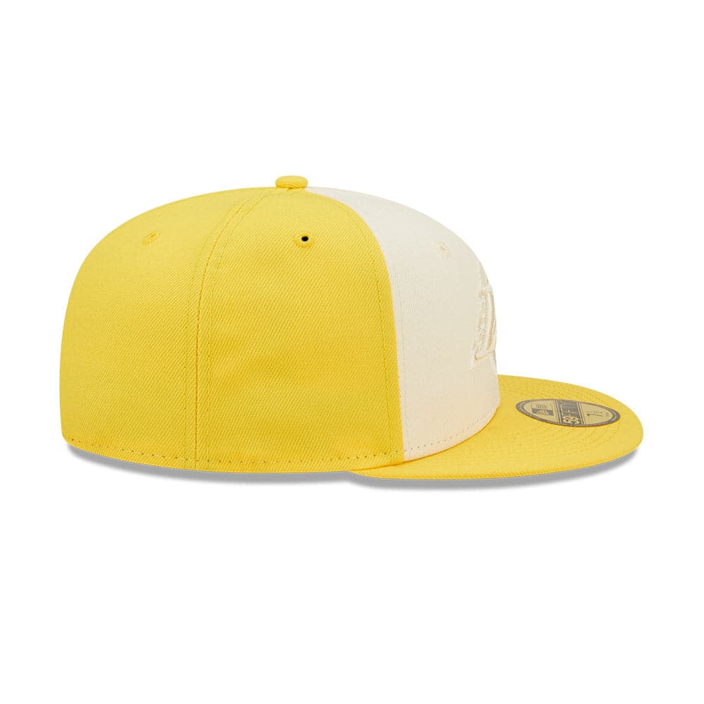 Los Angeles Lakers New Era NBA Tonal 2-Tone 59FIFTY Fitted Hat - Yellow