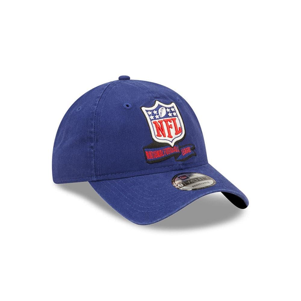 Youths NFL Shield New Era NFL 22 Sideline 9TWENTY Strapback Hat - Navy
