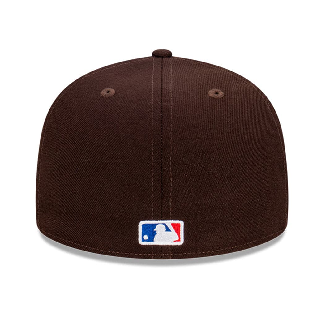 San Diego Padres New Era MLB Cooperstown 59FIFTY Fitted Hat - Brown