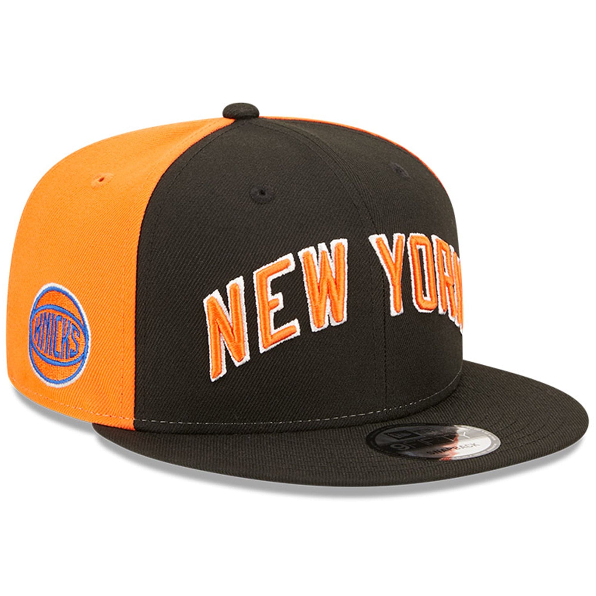 New York Knicks New Era NBA 22-23 City Edition 9FIFTY Snapback Hat - Black