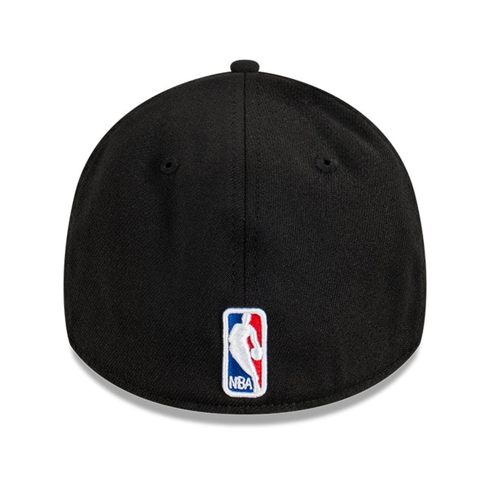 Miami Heat New Era NBA Wordmark 39THIRTY Stretch Fit Hat - Black