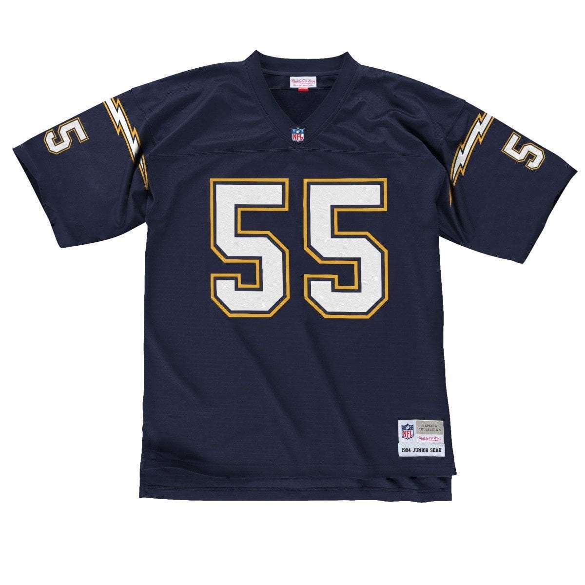 Junior Seau San Diego Chargers Mitchell & Ness NFL Legacy Jersey - Navy