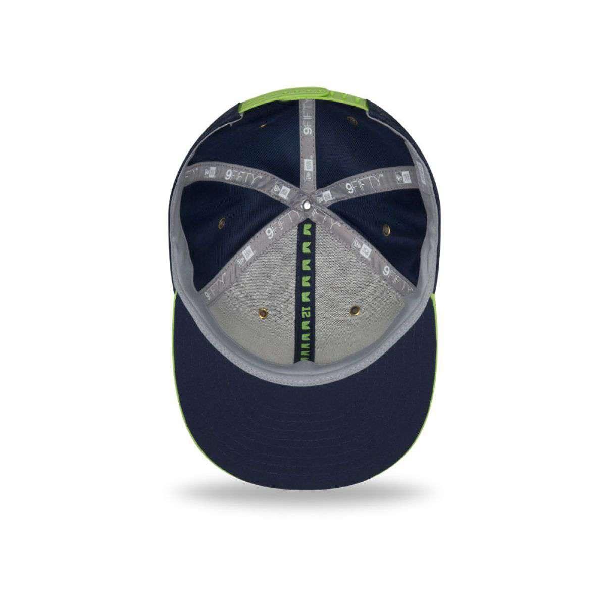 Seattle Seahawks New Era NFL 2018 Sideline 9FIFTY Snapback Hat - Navy