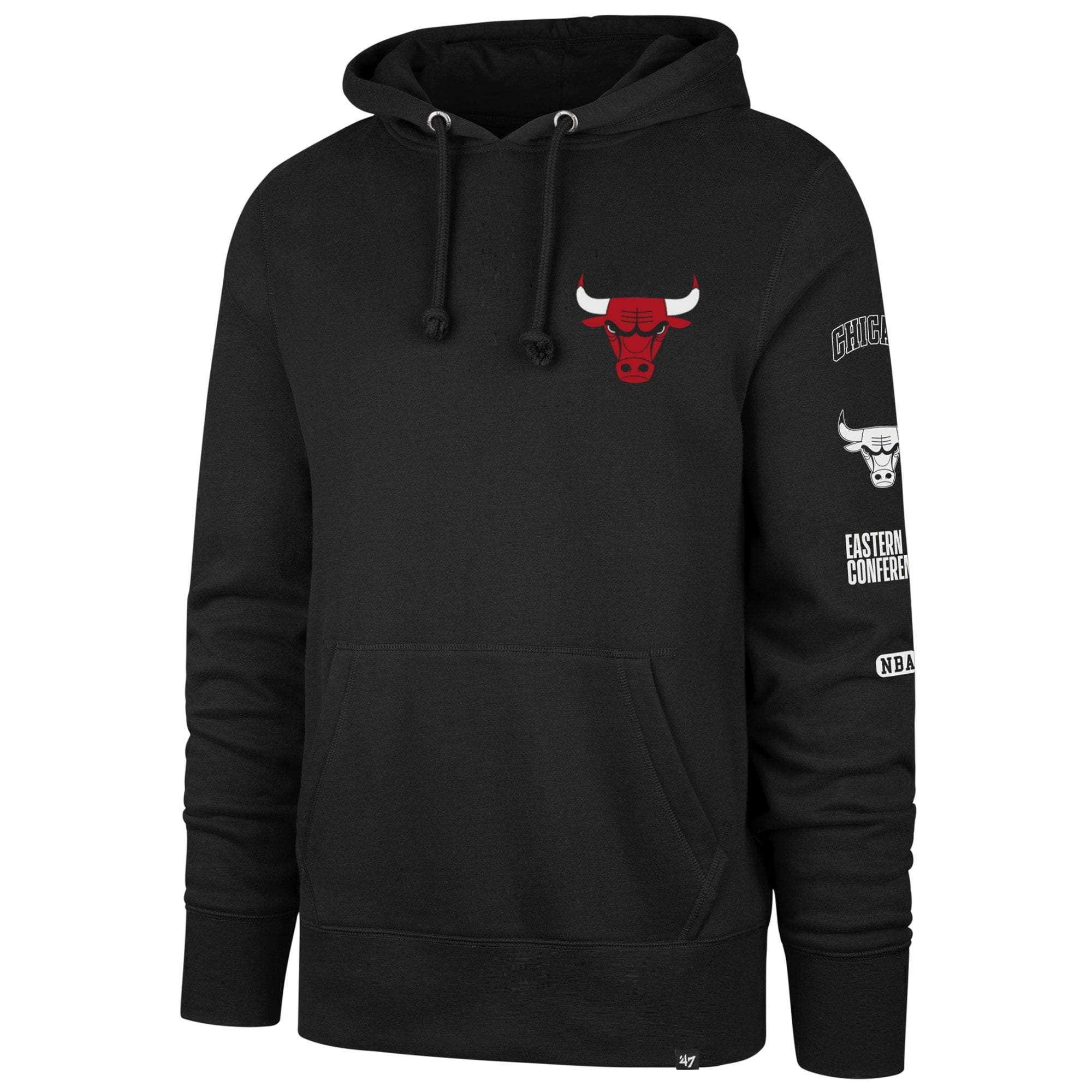 Chicago Bulls '47 NBA Rundown Headline Hoodie Jumper - Black