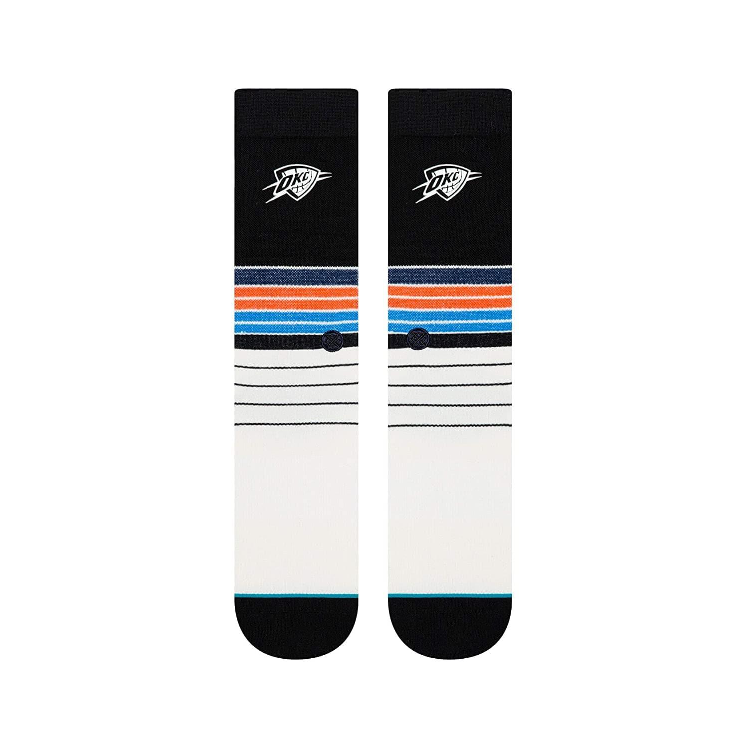 Oklahoma City Thunder Stance NBA Baseline Crew Socks - Black
