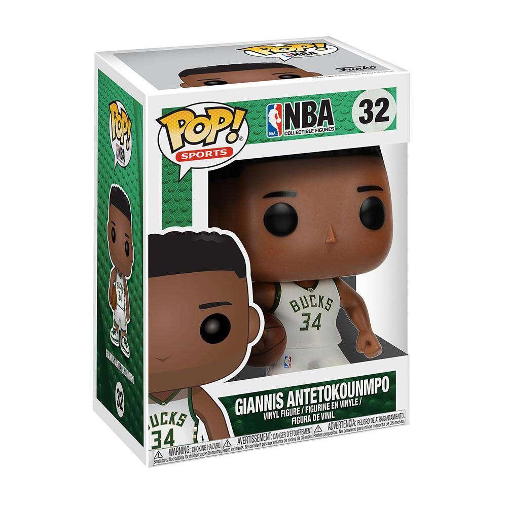 Giannis Antetokounmpo Milwaukee Bucks Funko NBA Pop 3.75" Figure - White