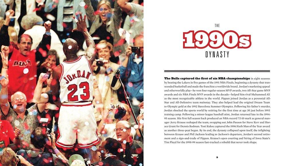The Chicago Tribune Chicago Bulls Decade-by-Decade History NBA Hardcover Book