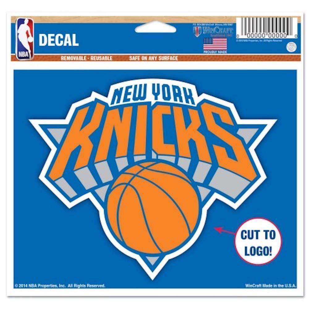 New York Knicks Wincraft NBA Multi-Use 4.5" x 5.75" Decal