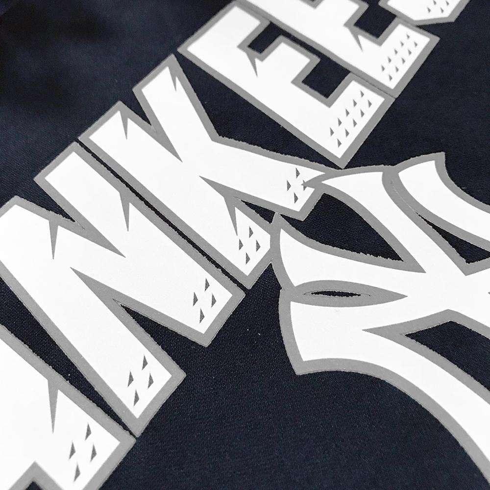 New York Yankees Majestic MLB High Energy Performance Hoodie Jumper - Navy