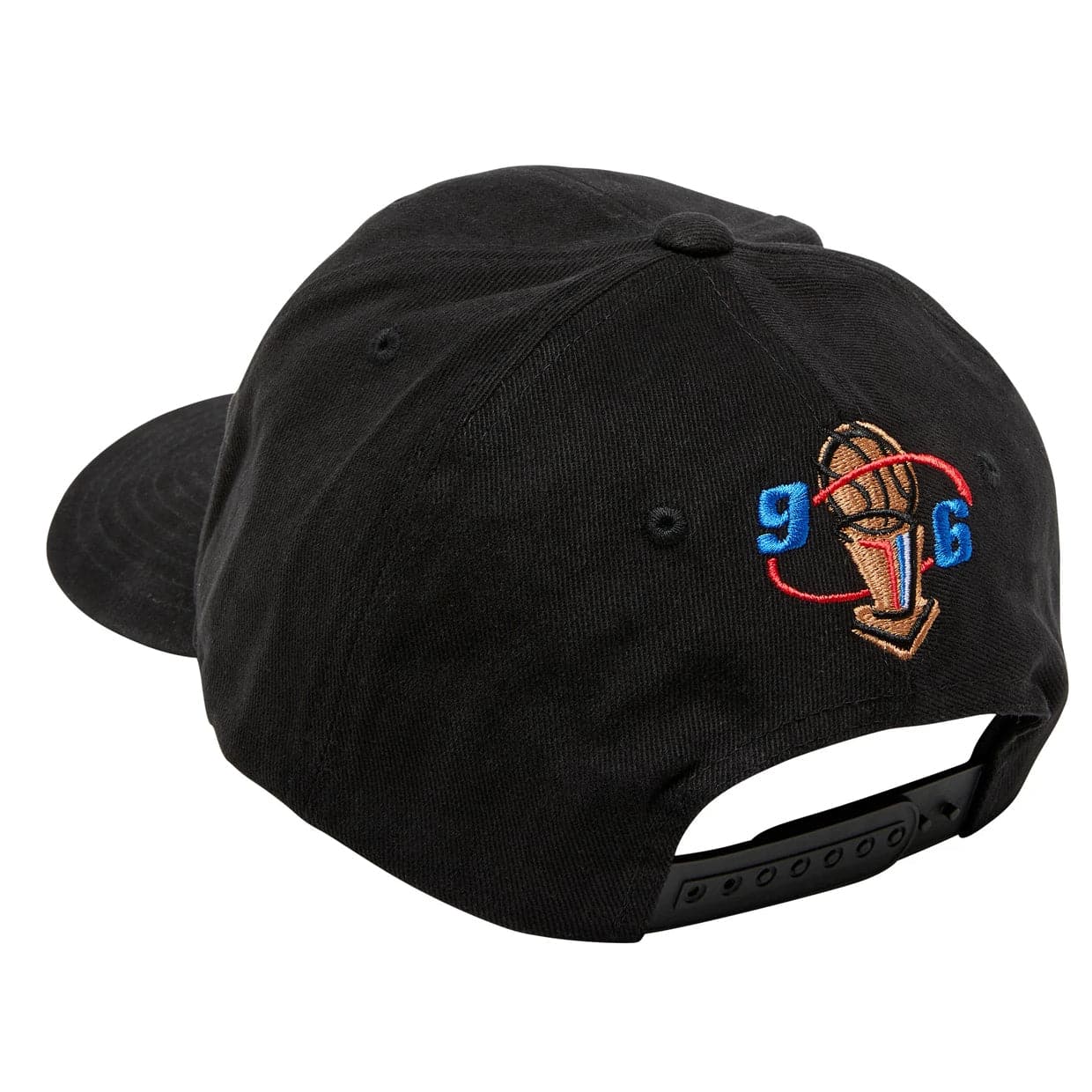 Chicago Bulls Mitchell & Ness NBA 96 Champs Curved Deadstock Snapback Hat - Black