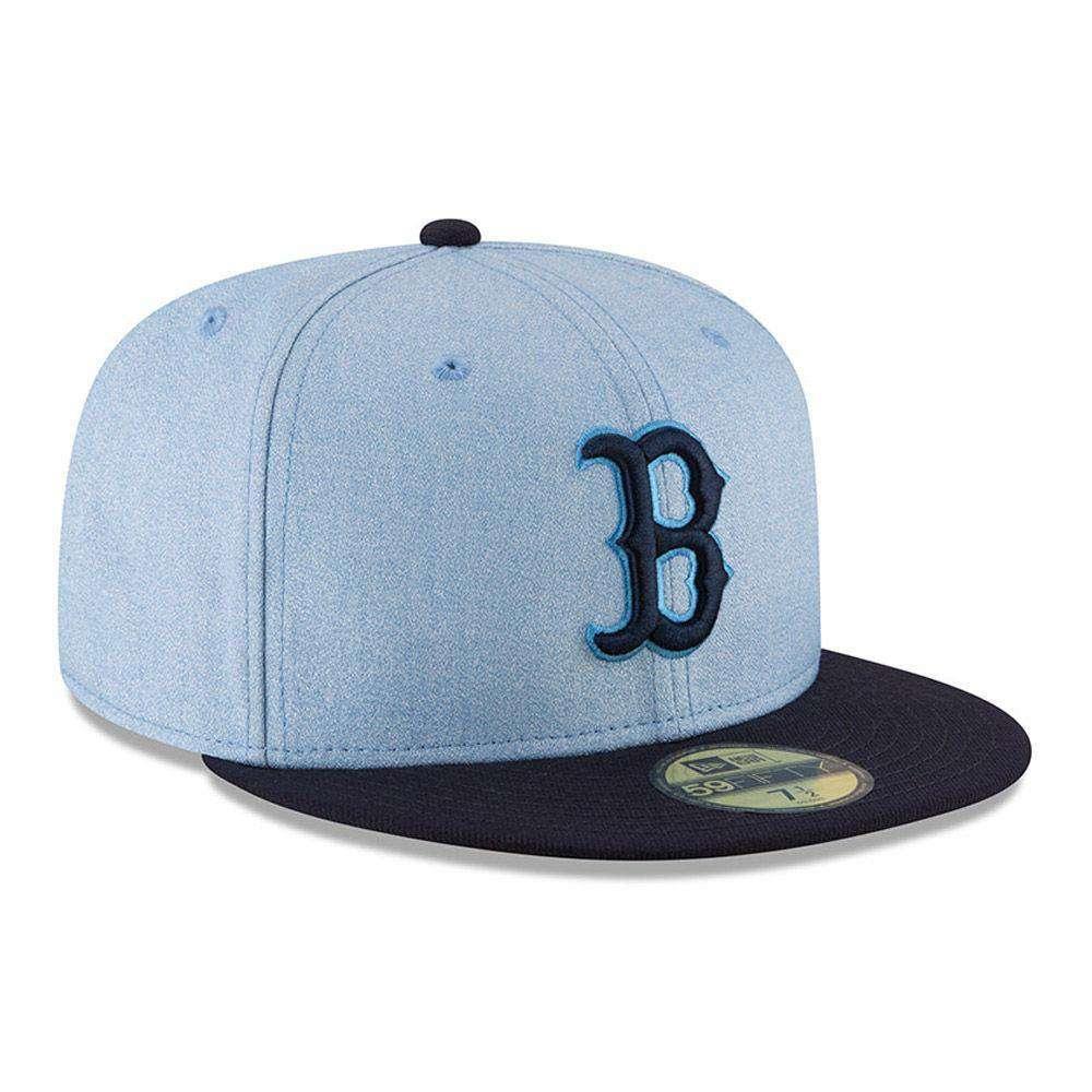 Boston Red Sox New Era MLB 2018 Fathers Day AC On-Field 59FIFTY Fitted Hat - Blue