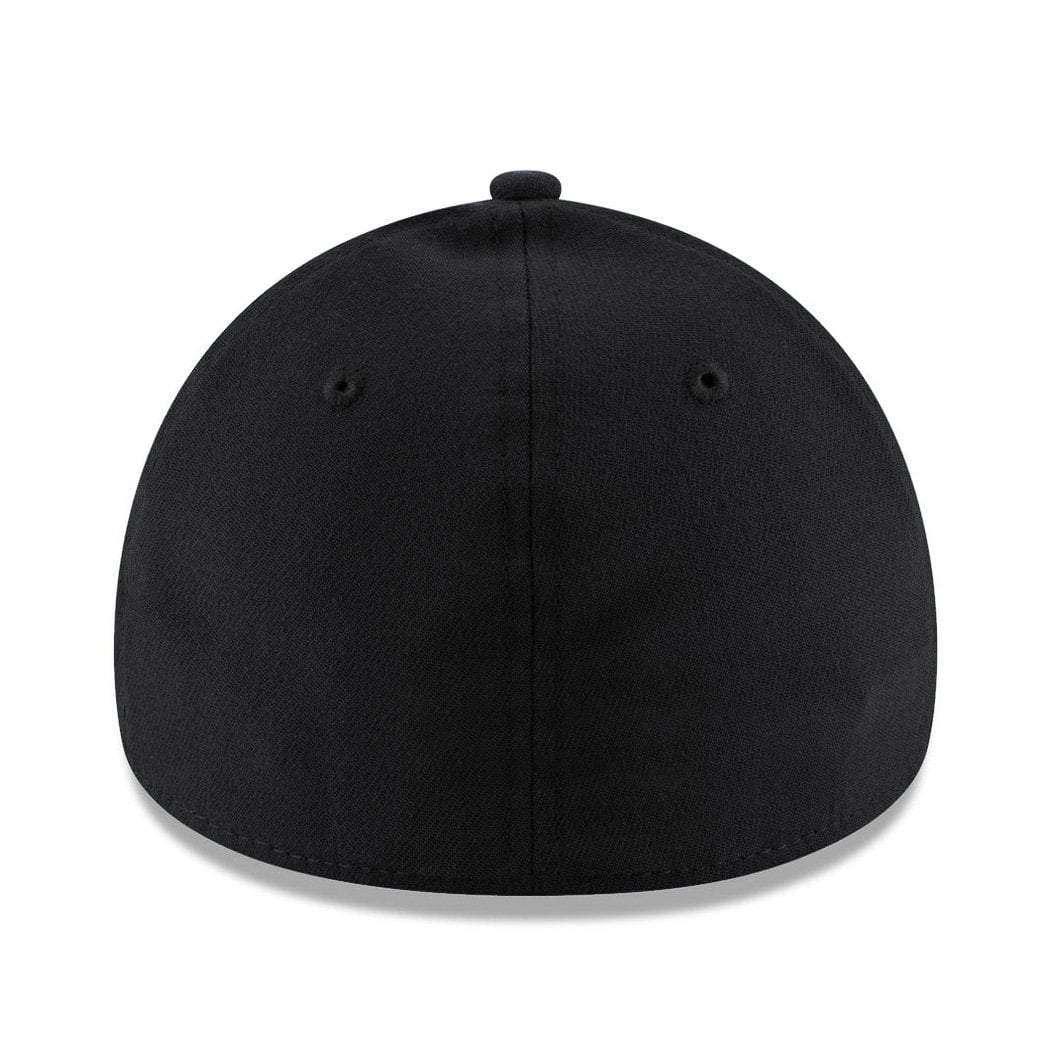 Los Angeles Dodgers New Era MLB Black & White 39THIRTY Curve Hat