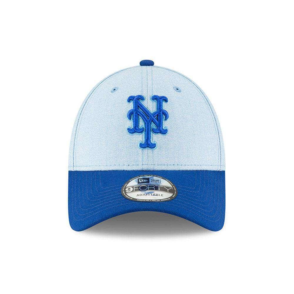 New York Mets New Era MLB 2018 Fathers Day 9FORTY Curved Hat - Blue