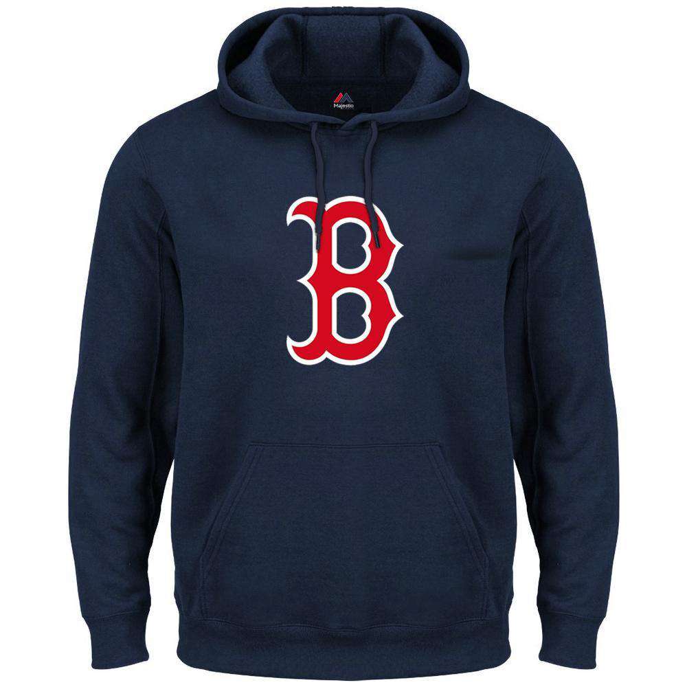 Boston Red Sox Majestic MLB Scoring Position Hoodie Jumper - Navy
