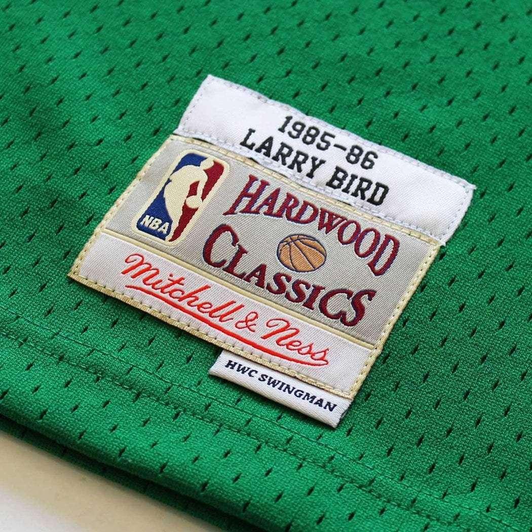 Larry Bird Boston Celtics Mitchell & Ness NBA Swingman Jersey - Green