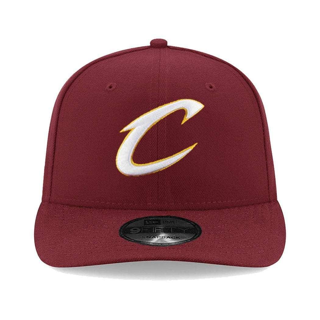 Cleveland Cavaliers New Era NBA Team Pre-Curved 9FIFTY Snapback Hat - Cardinal