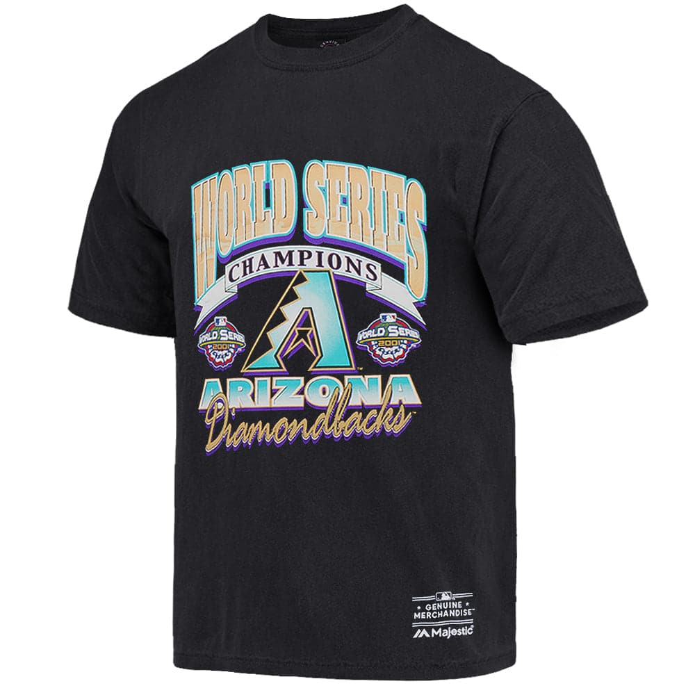 Arizona Diamondbacks MLB World Series Vintage T-Shirt - Faded Black