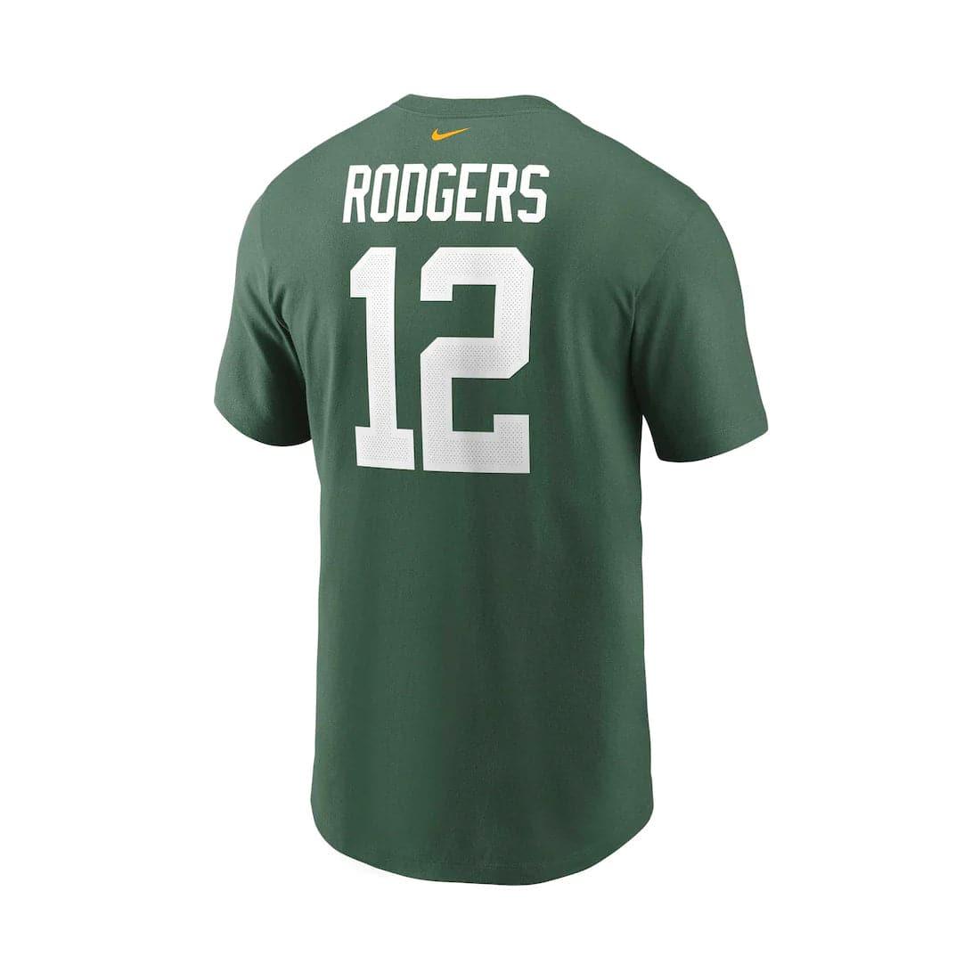 Boys Aaron Rodgers Green Bay Packers Nike NFL Player T-Shirt - Green